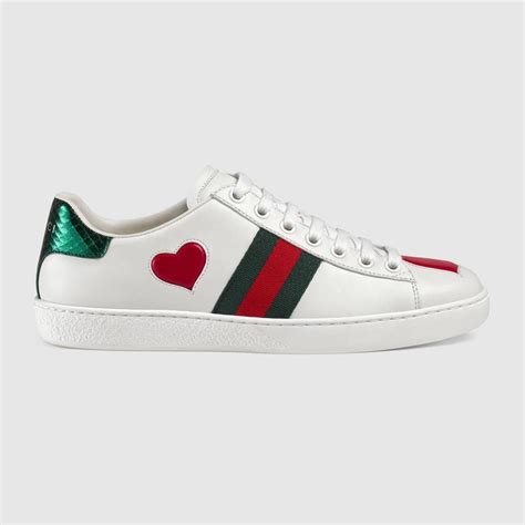 gucci heart sneakers price|embroidered sneakers Gucci.